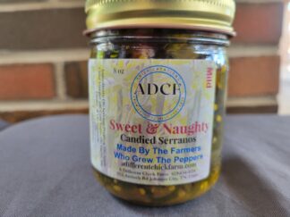 Sweet & Naughty Candied Serrano Peppers