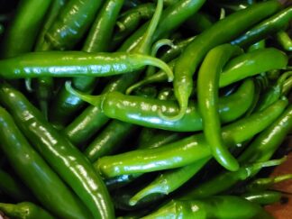 Green Serrano Peppers Quart OG